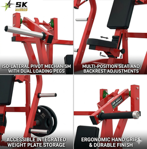 Máquina de Entrenamiento de Tríceps Comercial SK, Entrenamiento de Fuerza de Brazos Aislados, Estructura de Acero Duradera, Suministro Personalizado OEM ODM - Product Image 6