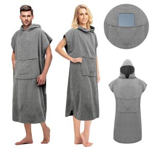 <span class=keywords><strong>Poncho</strong></span> de Playa de Alta Calidad con Mangas, <span class=keywords><strong>Toalla</strong></span> Tipo Capa, Bata de Baño de Algodón para Adultos, para <span class=keywords><strong>Surf</strong></span> - Product Image 6