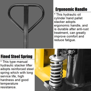 Xe nâng tay, xe nâng hàng bằng thép loại C, tải trọng 1000kg - 2000kg, có chức năng nâng thủy lực, nhận đặt hàng ODM - Product Image 3
