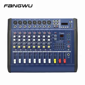 Factory Wholesale USB Dsp 8 Channel Powered Mixer