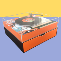 Benutzer definierte Box charm Acryl Abdeckung Papier Basis Kombination Mystery Music Drawer Boxen