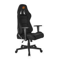 Chaise de bureau ergonomique pivotante à dossier haut, réglable en hauteur, pour jeux vidéo, avec éclairage RGB
