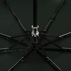 Custom <b>Automatic</b> Open and Close Three Folding <b>Umbrella</b> 3 Fold Lightweight With Logo - Product Image 2