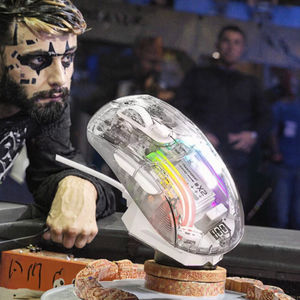 Souris de jeu sans fil Attack Shark <span class=keywords><strong>X2</strong></span> PRO RGB, design en plastique à trois modes avec écran transparent et affichage de la puissance pour l'e-sport - Product Image 3