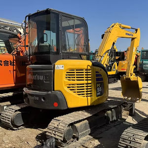 Excavatrice d'occasion bon marché de haute qualité Komatsu PC55 5.5 tonnes petite pelle d'occasion avec moteur d'origine EPA pelle d'occasion - Product Image 1