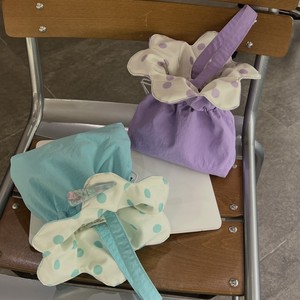 Borsa a Mano Ricamata a Pois Colorata Stile Internet Celebrity, Mini Borsa Quadrata Floreale Versatile e Carina per Ragazze e Studentesse - Product Image 1