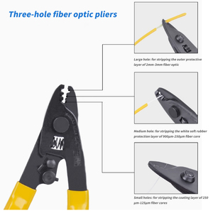 Alicates Pelacables KaiTeng con Diseño de Tres Orificios para Cortar y Retirar Cables, 1 Año de Garantía - Product Image 1