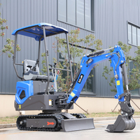 Mini-excavatrice SDJK 1 tonne, 2 tonnes, 3,5 tonnes, petite excavatrice sur chenilles pour la maison, mini-excavatrice EPA Kubota à vendre, livraison gratuite