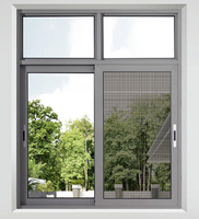 Ventana de aluminio para colgar, ventanas correderas de vidrio y aluminio