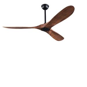 <span class=keywords><strong>Ventilateur</strong></span> de plafond intérieur sans lumière, style américain, pales en bois massif, moteur <span class=keywords><strong>silencieux</strong></span> pour salon, garage, ferme - Product Image 6