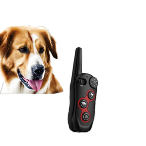 2-in-1 Wiederaufladbares Aluminium-Hunde-Trainingshalsband mit Fernbedienung, Anti-Bell-Funktion, 2 Modi (Stoß, Piepton), Multifunktional, IP67 Wasserdicht, >20h Akkulaufzeit - Product Image 1