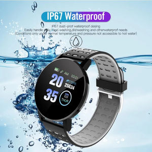 Reloj Inteligente 119 Plus para <span class=keywords><strong>Hombre</strong></span>, Monitor de Ritmo Cardíaco, Presión Arterial, Resistente al Agua IP67, Deportivo, <span class=keywords><strong>Redondo</strong></span>, Monitor de Actividad Física para Mujer, Reloj Inteligente - Product Image 5