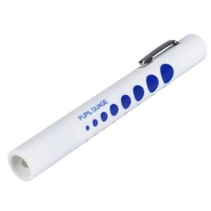 मेडिकल फ्लैशलाइट प्यूपिल गेज एब्स के प्लास्टिक के नेतृत्व में नर्सिंग डॉक्टरों को सफेद गर्म पीले रंग के गले के कान नाक की आंखें - Product Image 1