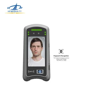 HFSecurity X05 NFC controle de acesso com reconhecimento facial por impressão digital facial para gerenciamento inteligente de atendimento de tempo