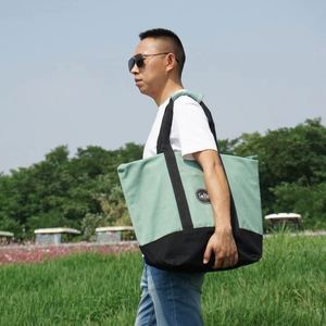 Wholesale Cotton Shopping Canvas Tote Bag Style Size Customized Foldable Canvas Reusable Shopping Bag with Custom <b>Printed</b> logo - Product Image 3