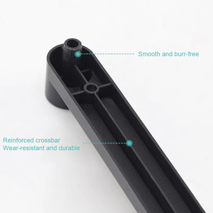 Riel oculto montado en la parte inferior, archivo de cocina, cierre suave, montaje lateral deslizante, corredores de gabinete plegables, tobogán de cajón de plástico - Product Image 3