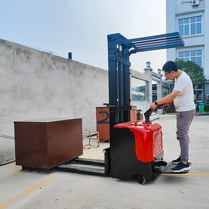 Nuevo 2T 3ton 3M Apiladores de palés semieléctricos 1,5 T Carretilla elevadora <span class=keywords><strong>manual</strong></span> Mini almacén Hidráulico eléctrico Precio barato Elevador popular - Product Image 2