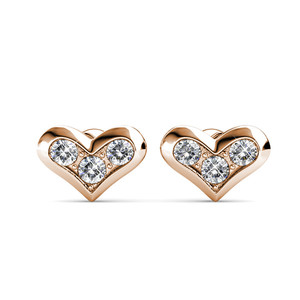Design elegante <span class=keywords><strong>orecchini</strong></span> con cristalli <span class=keywords><strong>Swarovski</strong></span> di alta qualità ottone 18k oro bianco oro rosa anniversario ipoallergenico - Product Image 4