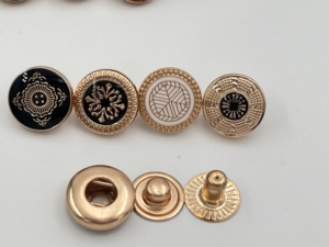 OEM &amp; ODM Muslim Thobe Snap <strong>Button</strong> Zinc Alloy Metal Press <strong>Button</strong> With Plating Style for Garments Manufacturer's Shank Design - Product Image 4