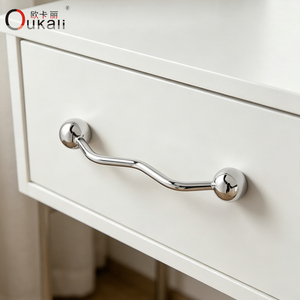 Oukali Modern Creative Styling Cabinet Kitchen Cupboard Zinc Alloy Brushed Copper 128mm Pull Handles - Product Image 4