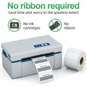 Rollo de etiquetas térmicas directas y etiqueta térmica de 4*6 pulgadas con diferentes tamaños - Product Image 3