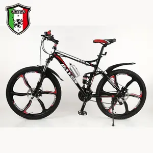 26 pollici polacco in lega di alluminio antiurto portatile a quattro maglie personalizzato a sei lame ruota integrata mtb canyon mountain bike