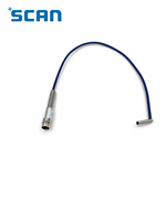 Capteur de Proximité Inductif SCAN 0.8mm PNP Normalement Ouvert 3mm 10-30V DC 2kHz IP67 Blindé en Acier Inoxydable avec Connecteur M5 M8