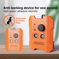 Dispositif anti-aboiement ultrasonique durable en ABS, rechargeable 1200 mAh, multifréquence pour le contrôle des aboiements de chien en extérieur