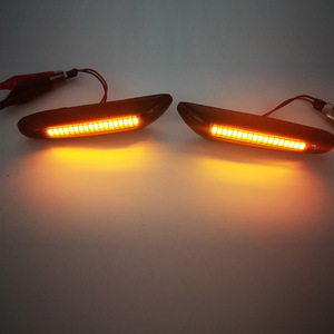 2 pièces pour <span class=keywords><strong>BMW</strong></span> <span class=keywords><strong>E90</strong></span> E91 E92 E93 E60 E87 E82 E46, clignotants de voiture, feux de direction LED, clignotants, lampes de signalisation, marqueurs latéraux - Product Image 5