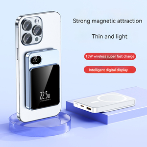 Batería Externa Magnética Q9 de 10000 mAh, Carga Rápida PD20W Tipo-C, Carga Inalámbrica de 15W, Portátil y Mini, <span class=keywords><strong>para</strong></span> Teléfono - Product Image 5