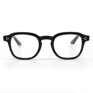 Chất lượng cao TR90 Acetate vuông kính khung trong suốt grey ống kính quang học phong cách cổ điển của nam giới và phụ nữ Kính đọc sách - Product Image 3