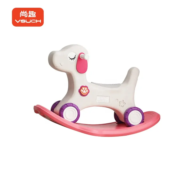 זול ילדי סין יצרן בעלי החיים תינוק פלסטיק משחק סוס צעצוע נדנדה