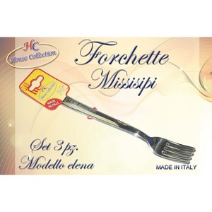 Set di 3 coltelli da tavola eleganti Mississippi Forks - Product Image 1