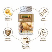 Capsules liquides de calcium bio à marque privée avec vitamine D – Complément quotidien pour le soutien osseux – Fournisseur d'usine en gros OEM ODM