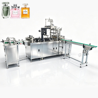 Ligne de production de parfum entièrement automatique, machine de remplissage de parfum, refroidisseur de parfum, ligne de production de remplissage, scellage et bouchage