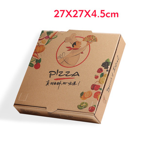 Boîte à pizza italienne biodégradable personnalisée en kraft ondulé pour emballage alimentaire <span class=keywords><strong>chaud</strong></span> recyclé 8 pouces 12 pouces avec laminage mat - Product Image 2
