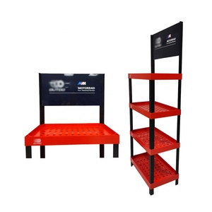 Dầu động cơ PP nhựa kệ trưng bày biểu tượng tùy chỉnh đa mục đích tầng thường vụ hiển thị đơn vị cho chất bôi trơn - Product Image 3