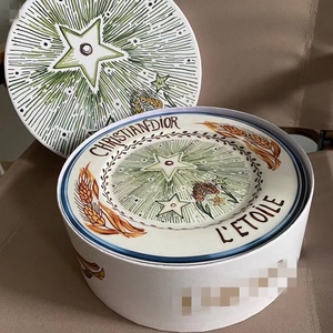 Juego de Platos de Cerámica de Lujo con Diseño de Sol y Luna, 4 Piezas, para Hogar, Bodas, Café, Cocina, Restaurantes, Caja de Regalo - Product Image 5