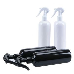 Black White Plastic Trigger Water Spray <b>Bottles</b> Fine <b>Mist</b> Sprayers 6oz 8oz 16oz Refillable Hairdressing Hair Home Salon Tools - Product Image 2