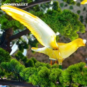 Décoration murale suspendue maison jardin événement éclairage spectacle peut mouches fait des sons <span class=keywords><strong>colombe</strong></span> oiseaux lumières LED décoratives - Product Image 3