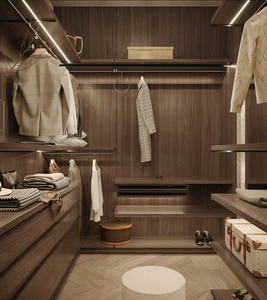 Armario de Villa Personalizable de Lujo con Estándar Cinco Estrellas, Juego de Muebles Modernos para Dormitorio, Piedra Ecológica, Garantía Completa de 5 Años - Product Image 3