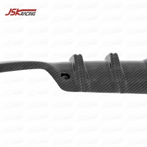 Lèvre arrière en fibre de carbone sèche pour <span class=keywords><strong>Porsche</strong></span> <span class=keywords><strong>911</strong></span> 992 4S 2019-2020, amélioration du pare-chocs de la voiture, style technique mat - Product Image 4