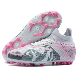 Zapatos de <span class=keywords><strong>Fútbol</strong></span> 2026 para Hombre y Mujer, Tacos FG <span class=keywords><strong>AG</strong></span> TF, Ligeros, Transpirables, Antideslizantes, para Entrenamiento en Interiores y Exteriores - Product Image 3