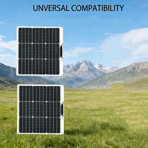 Panneau solaire monocristallin flexible professionnel 50W 12V >23% d'efficacité Léger Durable Alecter Solar APH-P131 pour camping-car Bateau - Product Image 6