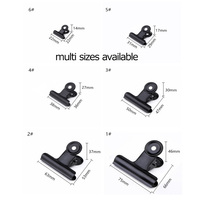 Clips Metálicos para Papel, Tipo Bulldog, en Negro, Oro Rosa y Oro Blanco, de 22mm, 31mm, 38mm, 50mm, 63mm y 75mm, Venta al Por Mayor, Personalizables