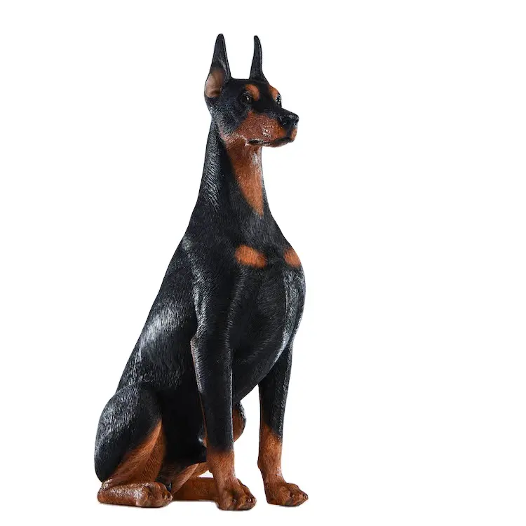 Patung Anjing Skala Polyresin, Patung Anjing Figur Polyresin