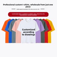 Kaos Kerja Lengan Pendek Kerah Bulat Katun Solid dengan Logo Cetak Kustom - Kaos Iklan Buatan Khusus