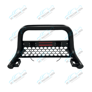 Parachoques delantero de barra de toro de acero negro para camionetas compatible con Navara Colorado <span class=keywords><strong>FJ</strong></span> Cruiser Pajero NP300 - Product Image 3
