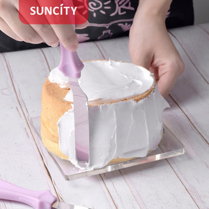 Suncity Stainless Steel Cake Spatula <b>Set</b> Small <b>Baking</b> Tool For Frosting And Decorating - Product Image 1