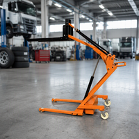 Chariot élévateur électrique portable léger à bras courbé, mini chariot élévateur, capacité de 500 kg, chariot élévateur pour la manutention des matériaux en entrepôt